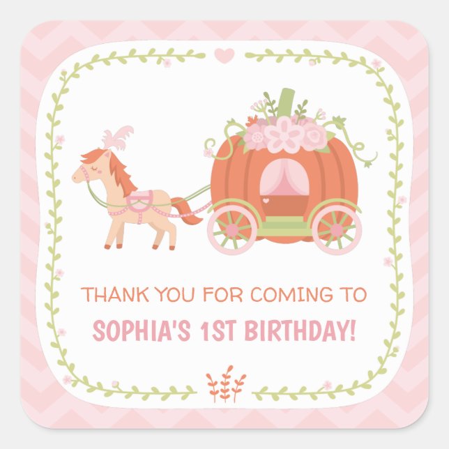 Stickers de fête d'anniversaire du Merci de transp (Devant)