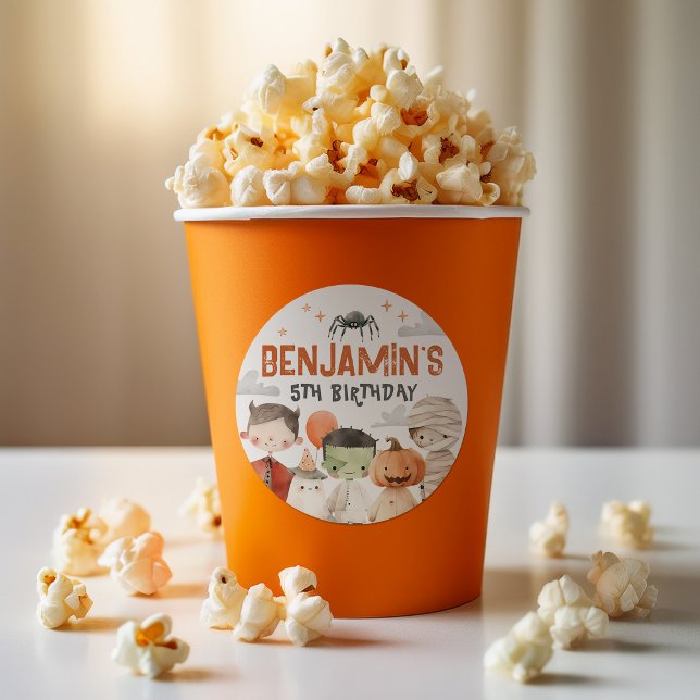 Stickers de fête d'anniversaire éffrayant Hallowee (Créateur téléchargé)