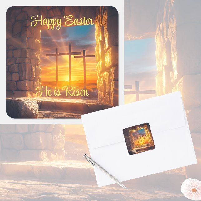 Stickers de fête de la résurrection de Pâques (Créateur téléchargé)