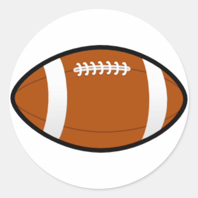 Stickers de football rond (Devant)