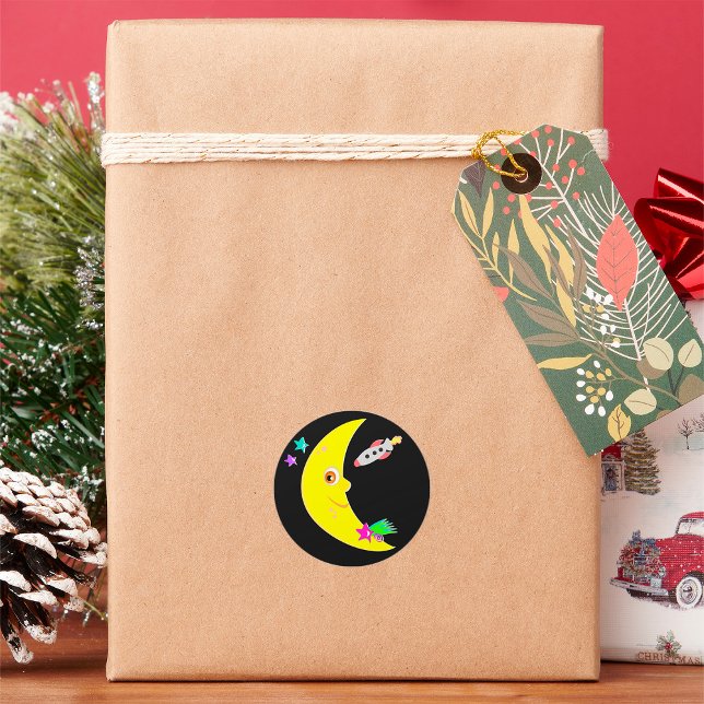 Stickers de fusée de la Lune de dessin (Créateur téléchargé)