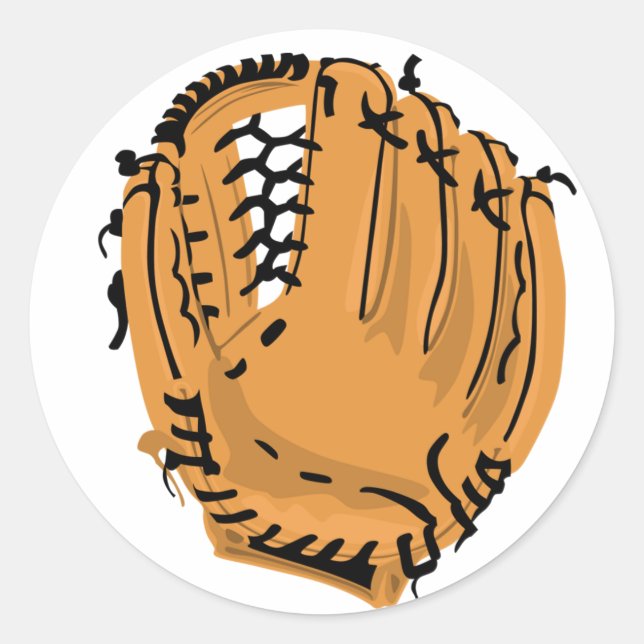 Stickers de gant de baseball (Devant)
