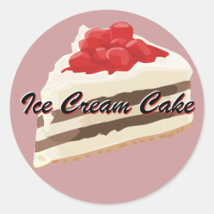Stickers de gâteau à la crème glacée