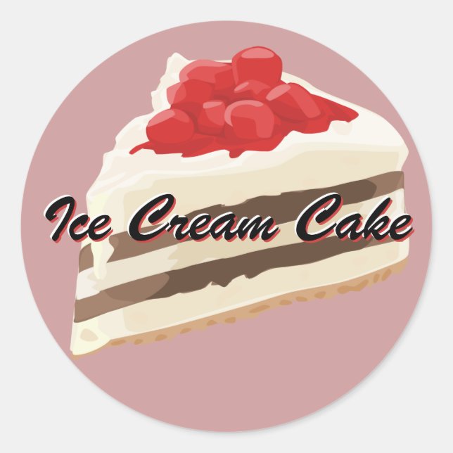 Stickers de gâteau à la crème glacée (Devant)