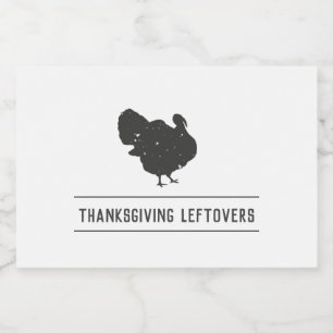 Stickers de gauche Thanksgiving Friendsgiving