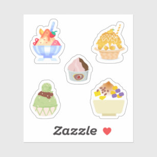 Stickers de glace rasée