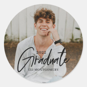 Stickers de graduation couleur Word peint modifiab