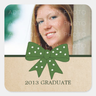 Stickers de graduation de la corneille verte