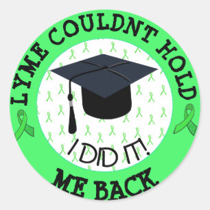 Stickers de graduation fière pour le patient de Ly