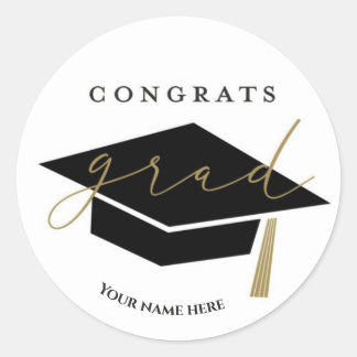 Stickers de graduation personnalisée