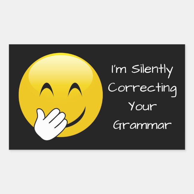 Stickers de grammaire correcteurs Emoji (Devant)