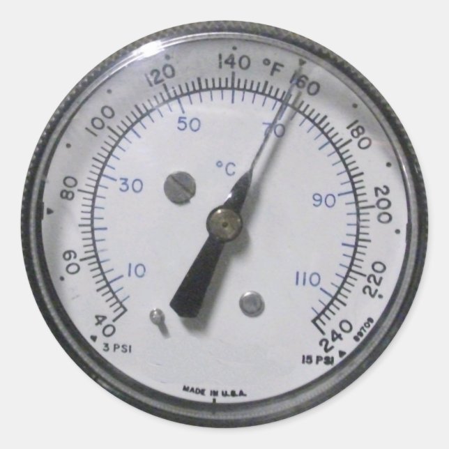 Stickers de jauge de pression (Devant)