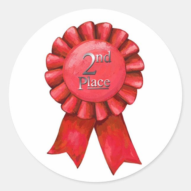 Stickers de la 2e place Ribbon Award (Devant)