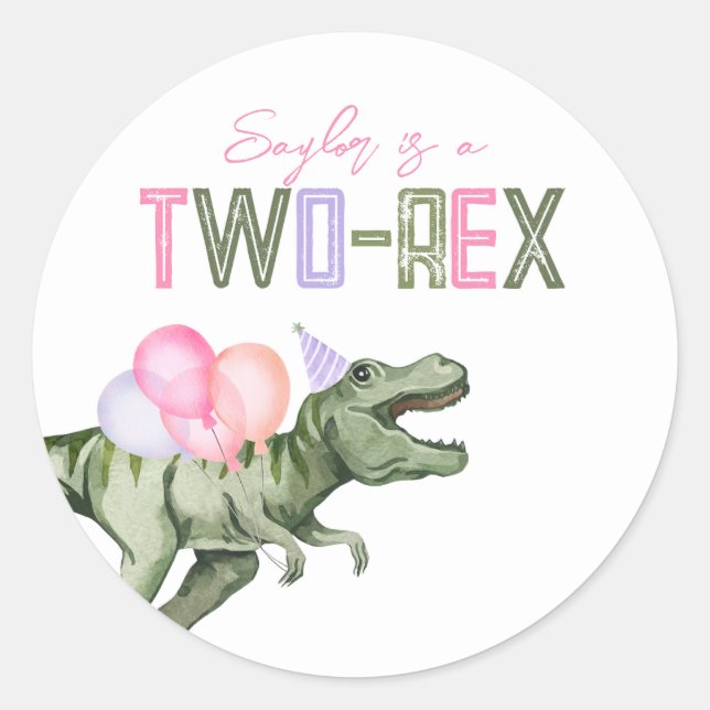 Stickers de la fête à deux rapports de fille (Devant)