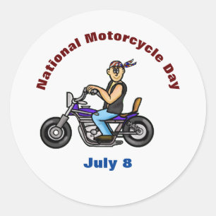 Stickers de la journée nationale de la moto