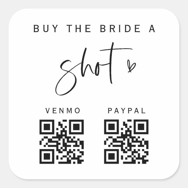Stickers de la partie de la Bachelorette QR Parti  (Devant)