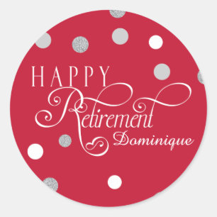 Stickers de la partie de retraite moderne