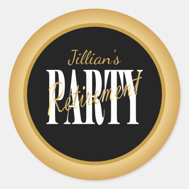 Stickers de la partie Gold (Devant)
