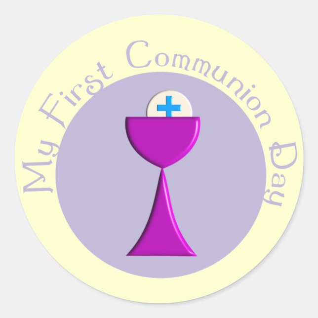 Stickers de la première communion pour enfants (Devant)