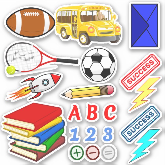 Stickers de l'école pédagogique (livres d'activité (Devant)