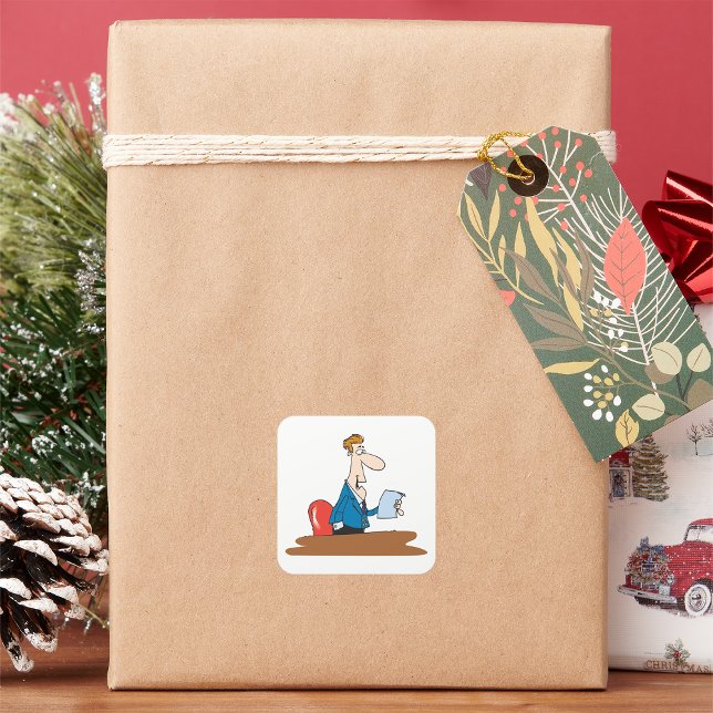 Stickers de lecture d'homme d'affaires (Créateur téléchargé)