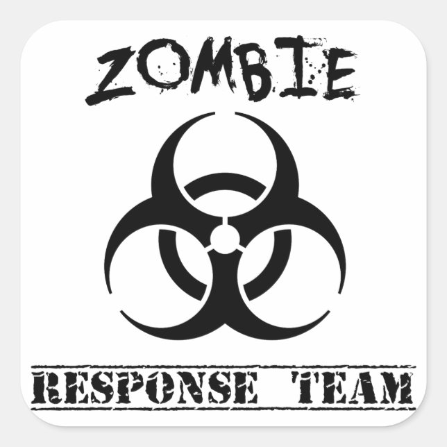 Stickers de l'équipe de réponse Zombie Grand (Devant)