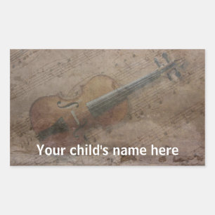 Stickers de livres scolaires Musique Violon
