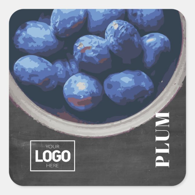 Stickers de logo de prune de Brandy (Devant)