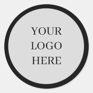 Stickers de logo d'entreprise circulaire personnal