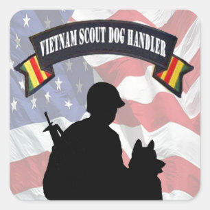 Stickers de manipulation de chiens scout du Vietna