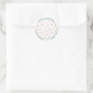 stickers de mariage chic Little Pink Flower