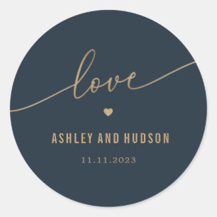 Stickers de mariage de couleur Elegant Touch EDITA
