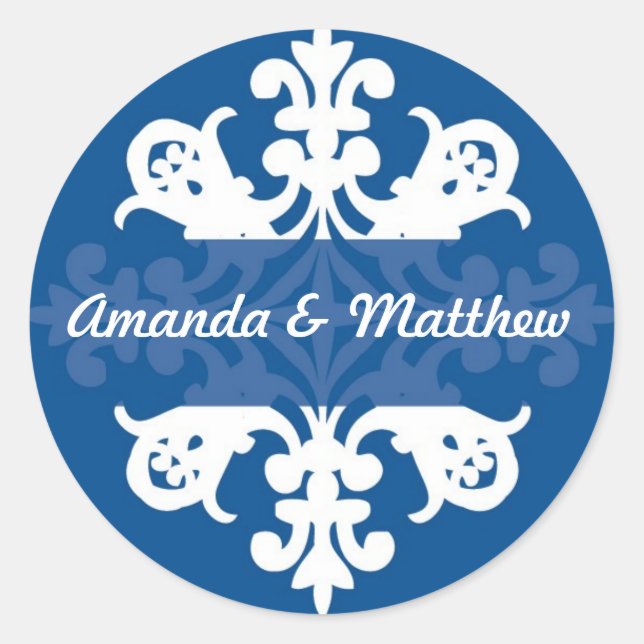 Stickers de mariage de minuit (Devant)