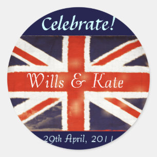 Stickers de mariage royal Will et Kate