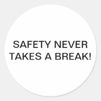 STICKERS DE MARQUE DE SÉCURITÉ PERSONNALISÉE.