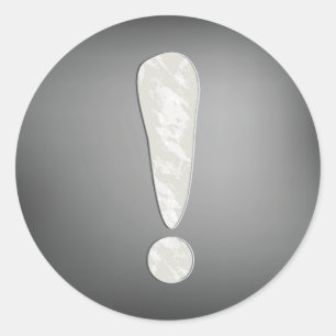 Stickers de marque d'exclamation