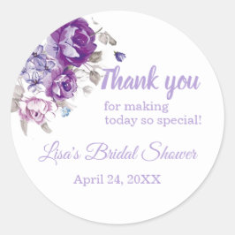 Stickers de Merci Floral Violet