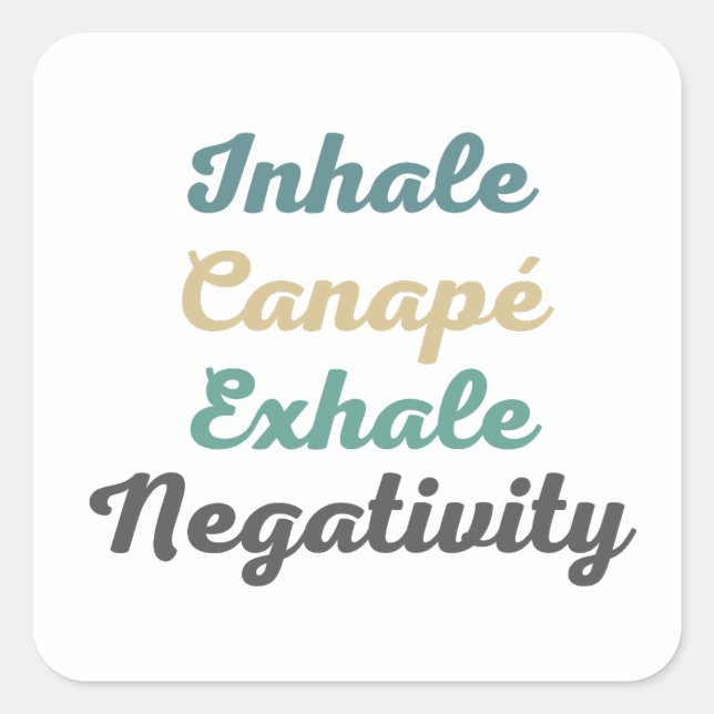 Stickers de Négativité de l'hale Canapé (Devant)