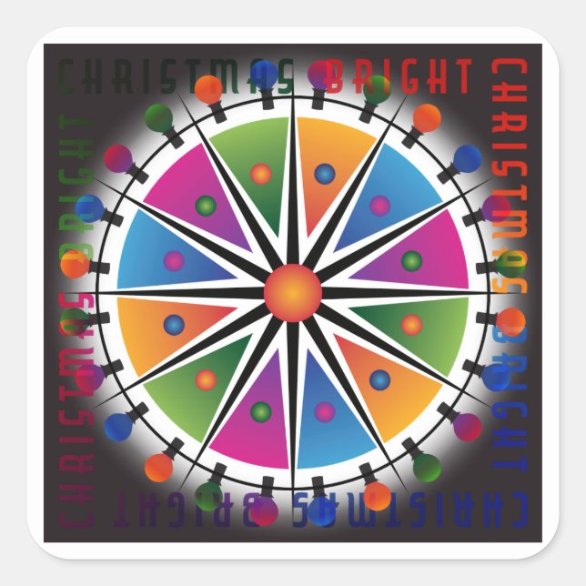 Stickers de Noël brillants (Devant)