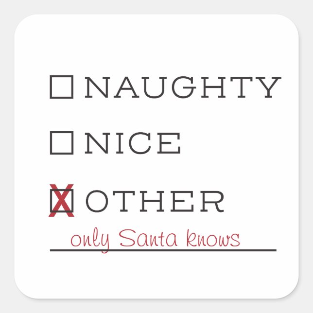Stickers de Noël coquins ou joyeux (Devant)
