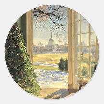 Stickers de Noël de l'Arbre de Noël du Capitole am
