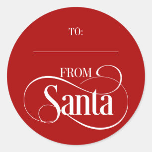 Stickers de Noël du Père Noël