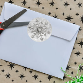 Stickers de Noël Glitzy Snowflake