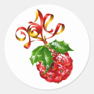Stickers de Noël Holly Ball