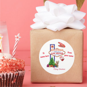 Stickers de Noël Las Vegas pkg 6