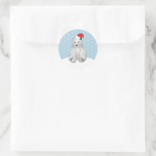 Stickers de Noël Ours polaire