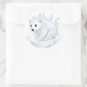 Stickers de Noël-Ours polaire