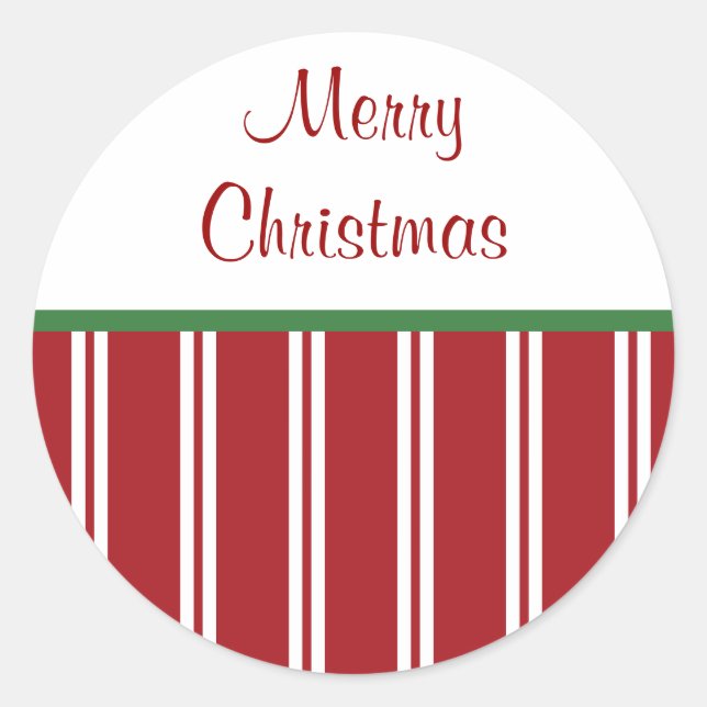 Stickers de Noël Pepperment Joyeux (Devant)