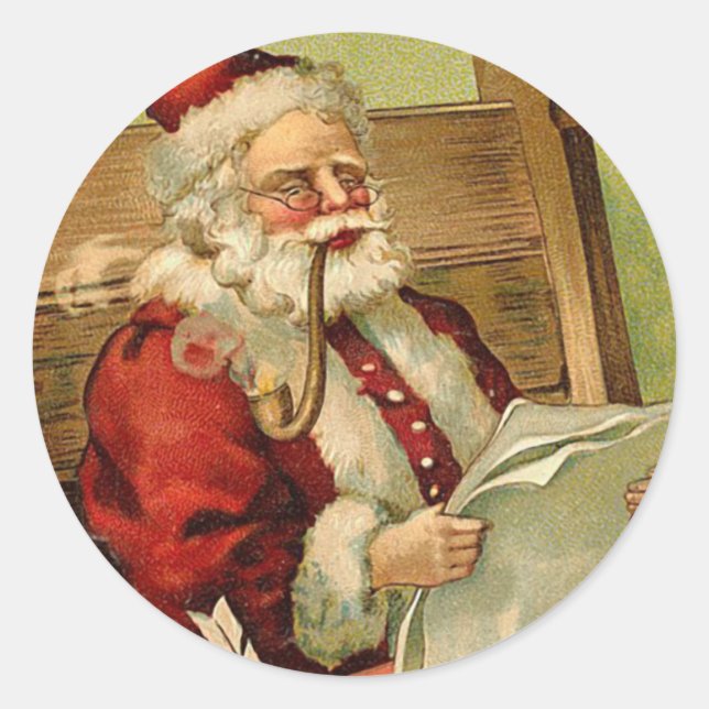 Stickers de Noël Père Noël victorien (Devant)