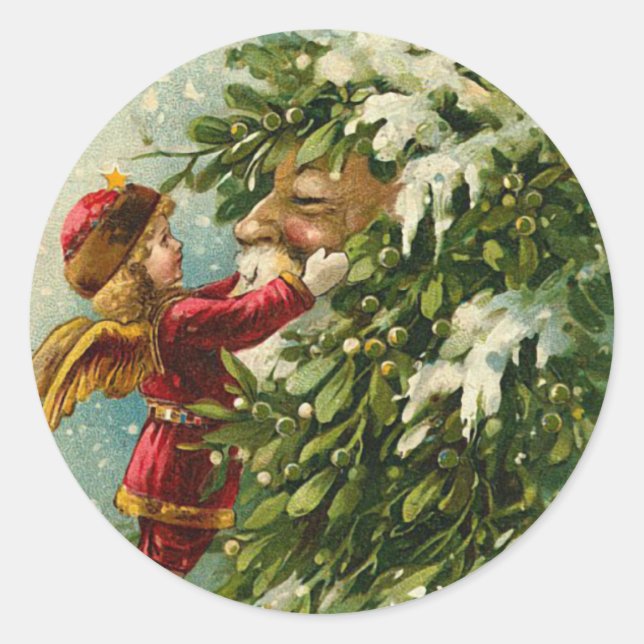 Stickers de Noël Père Noël victorien (Devant)